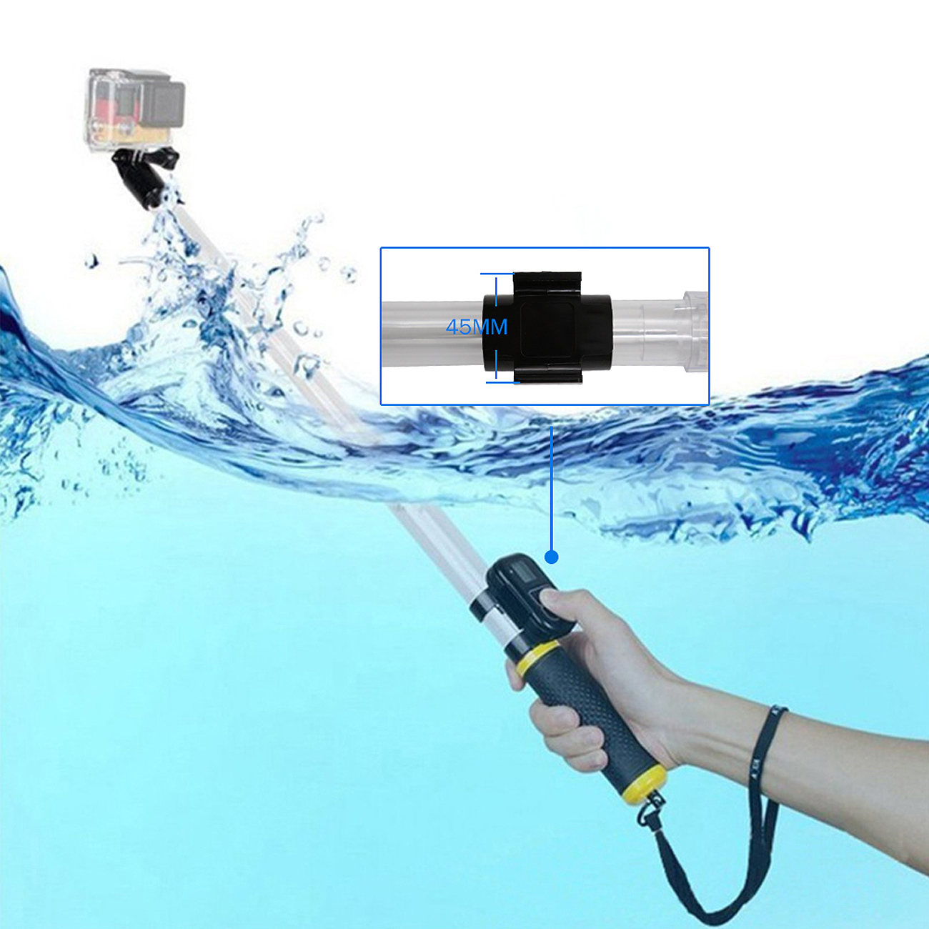 Aquapod Selfiepod schwimmender Handgriff für GoPro