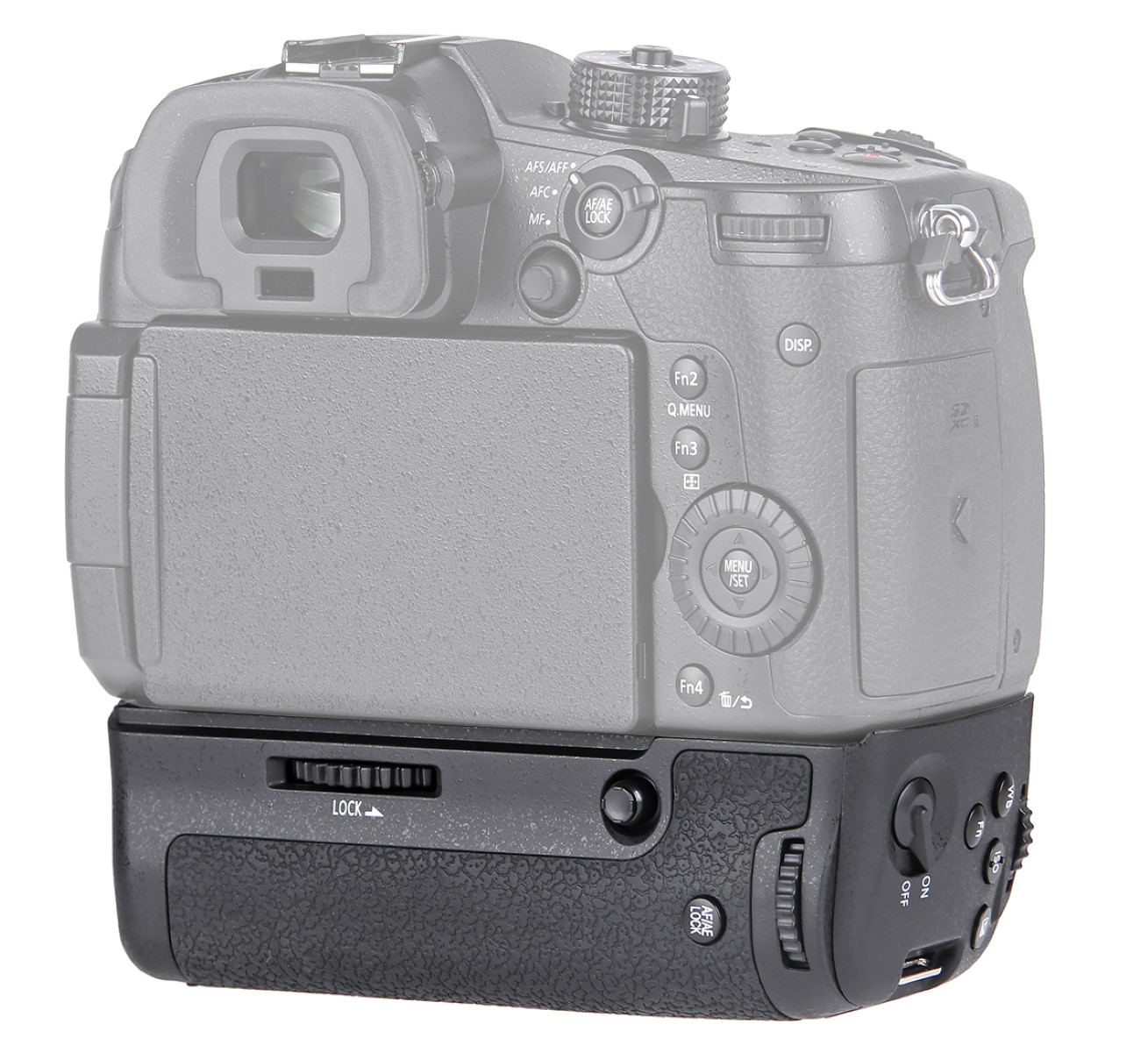 Batteriegriff für Panasonic Lumix DC-GH5 Ersatz für DMW-BGGH5 Optimal für Hochformat