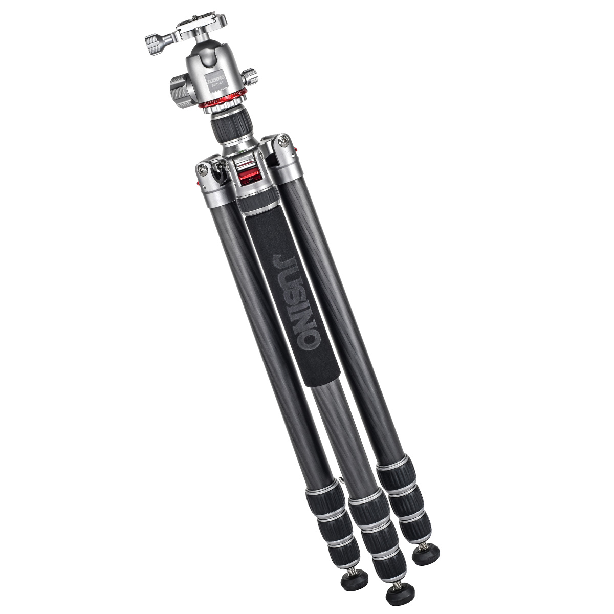 JUSINO Profi Traveller Karbon-Stativ Monopodfunktion bis 182cm 18kg + Kugelkopf FGS-41 TK-324C JUSINO Profi Traveller Karbon-Stativ Monopodfunktion bis 182cm 18kg + Kugelkopf FGS-41 TK-324C