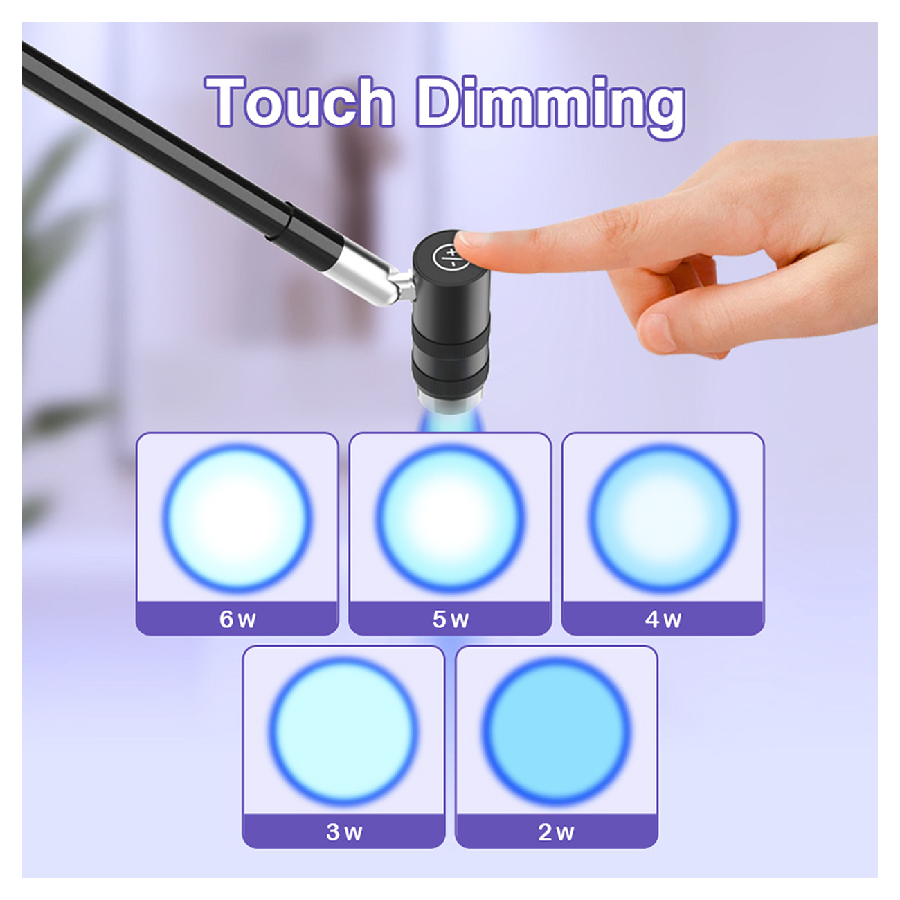 UV Lash Lampe - 2 in 1 Stand- & Tischlampe für Wimpern & Nägel HD-AL20