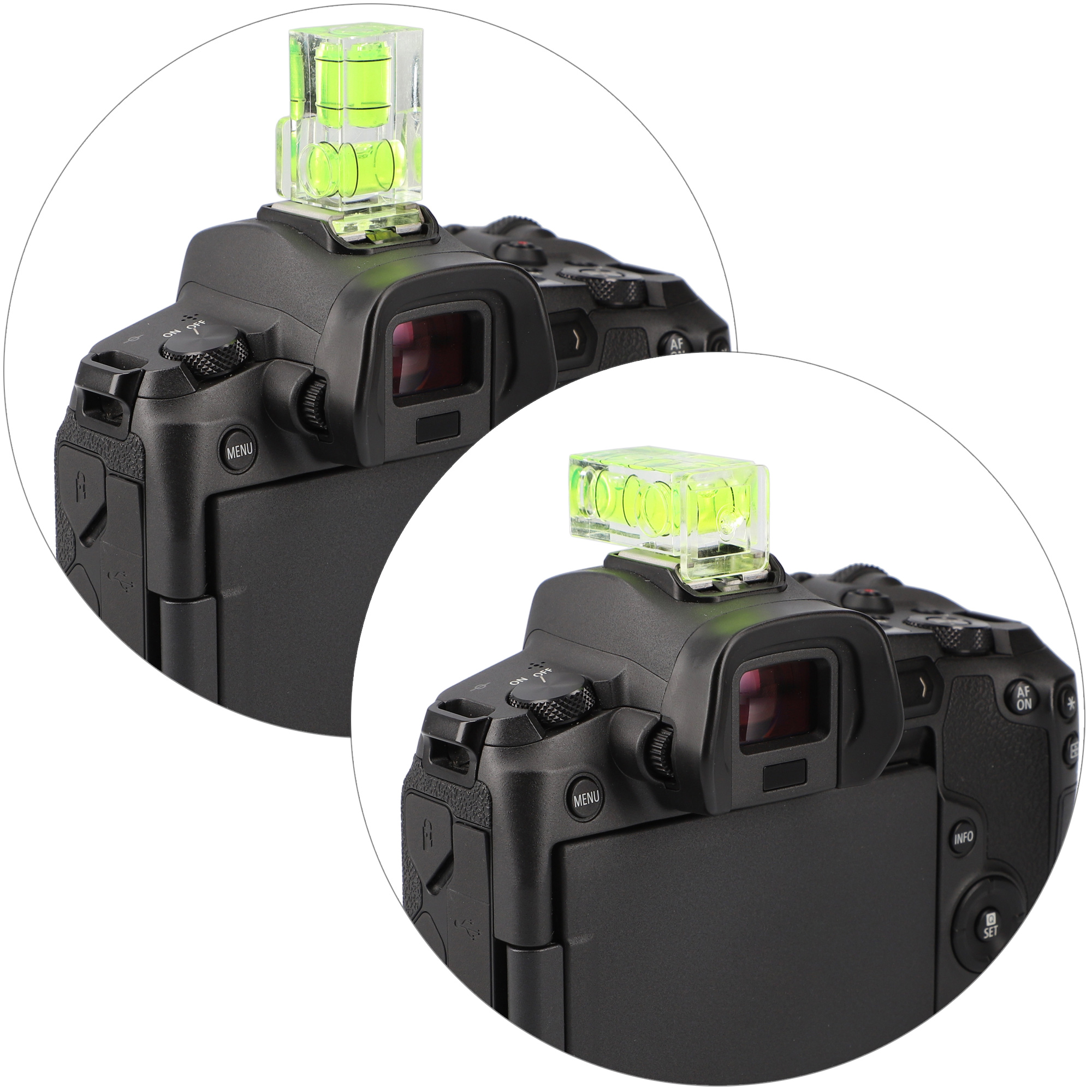ayex 2-Achsen Kamera Wasserwaage (Doppel-Libelle)