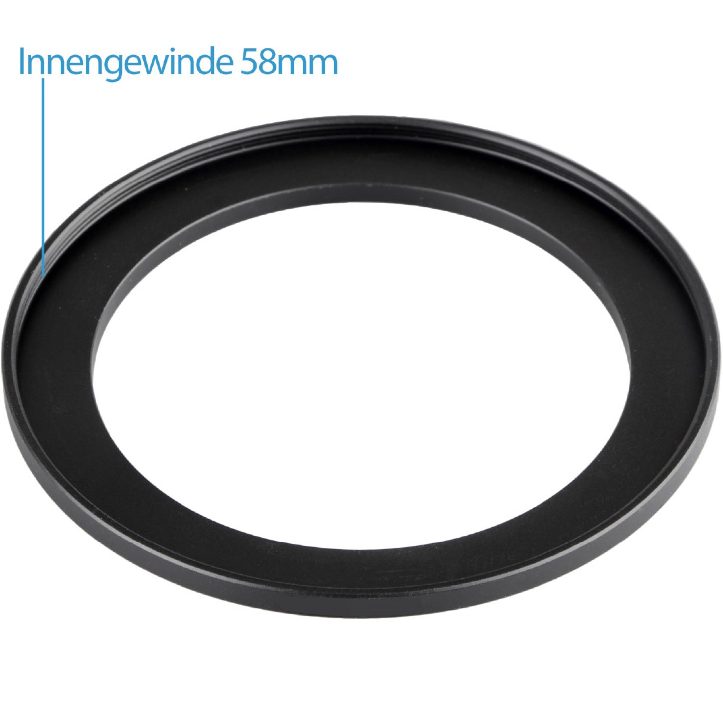 Step Up Ring 43mm-58mm Reduzierring Adapterring Universal passend