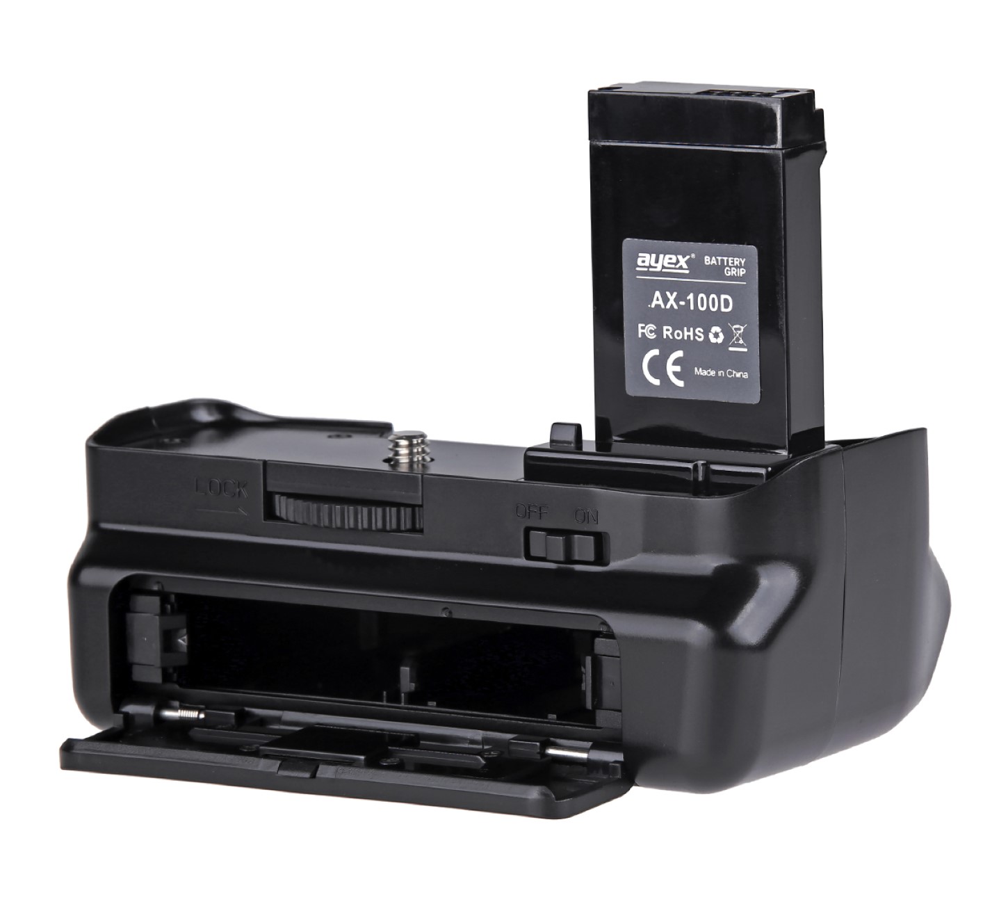 Batteriegriff Set für Canon EOS 100D + IR-Fernauslöser + 2x LP-E12 Akku + 1x USB Dual Ladegerät wie BG-100DH