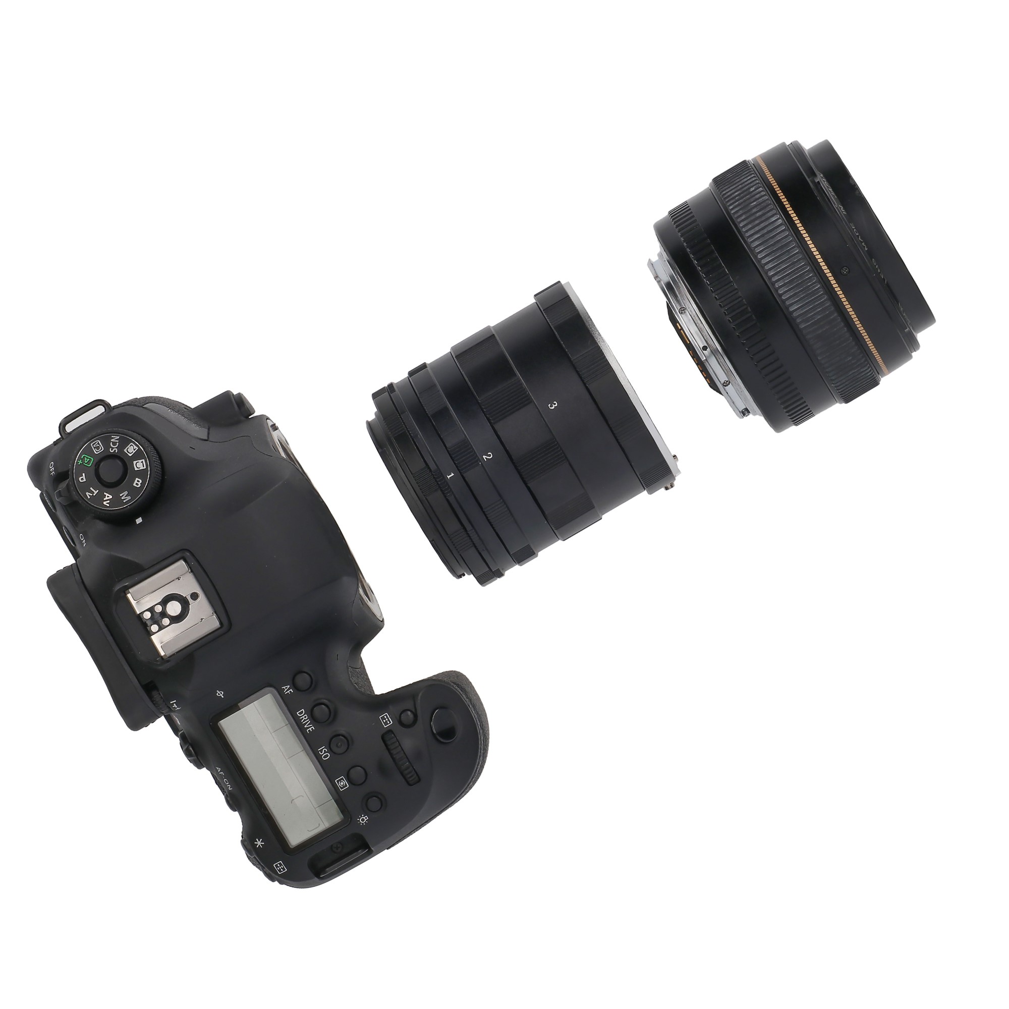 Makro Zwischenringe für Nikon DSLR zB D90 D300 D700 D5000 D3000 viele Brennweiten manuell hochwertig