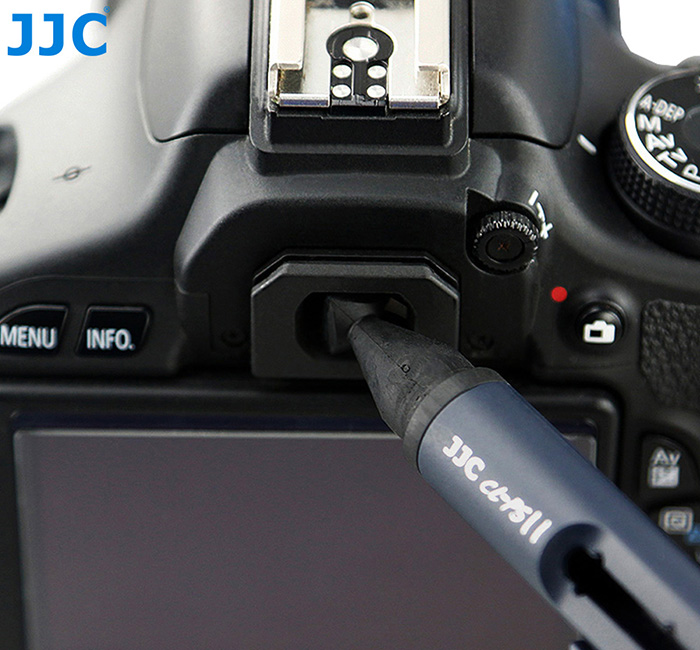 2in1-Reinigungsstift für Objektive, Filter und Kameradisplays, JJC Lens Cleaning Pen CL-P5II