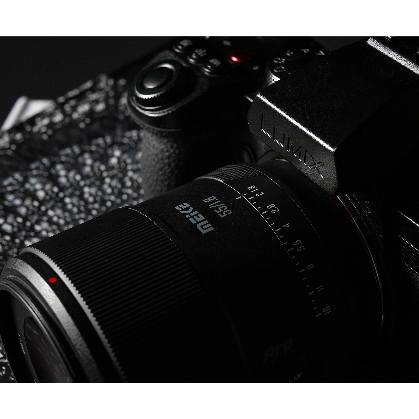 Meike 55 mm F1.8 AF Pro STM Autofokus Vollformat Ojektiv Portrait kompatibel mit Panasonic L Mount