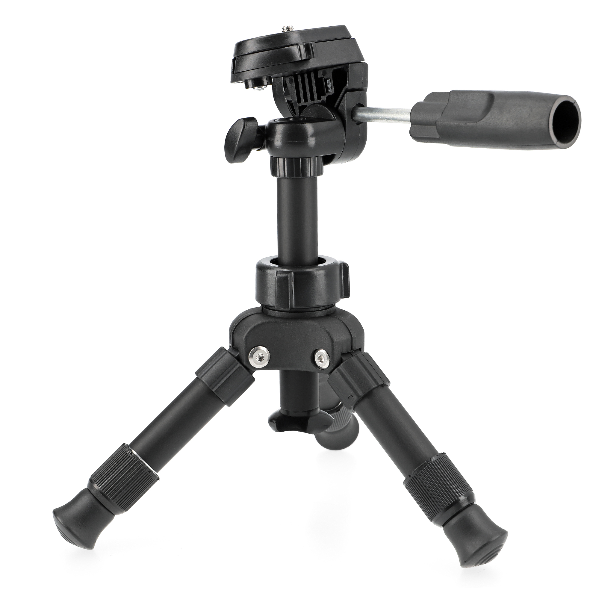 Leichtes Robustes Kamera Stativ mit 3-Wege-Kopf Schnellwechselplatte & Wasserwaage Aluminium