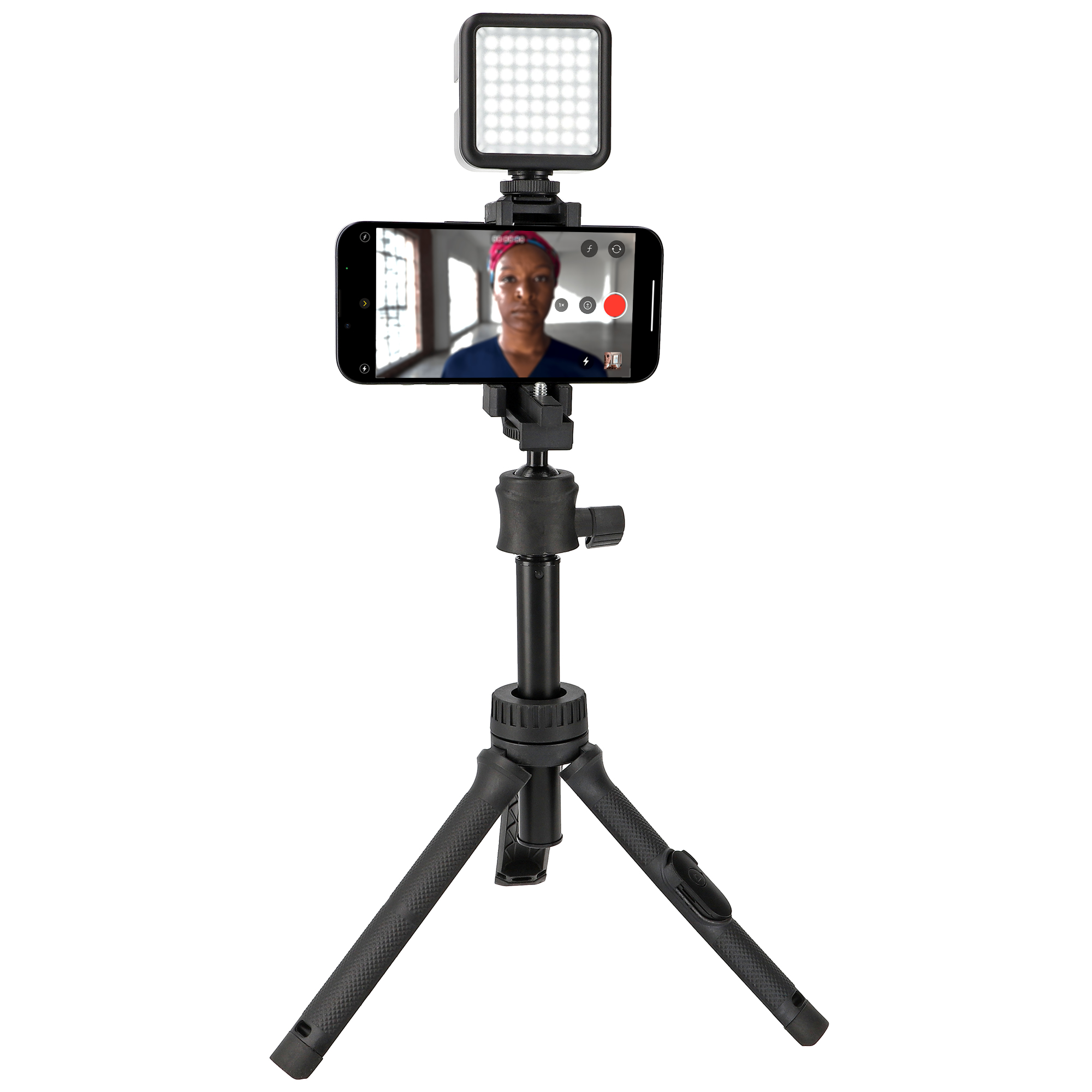 ayex Flexibles Mini-Stativ & Selfie-Stick Bluetooth Auslöser tragfähig und kompakt
