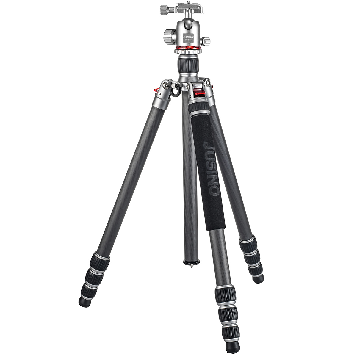 Leichtes Karbon Tripod/Monopod JUSINO TK-254C mit Kugelkopf FGS-30