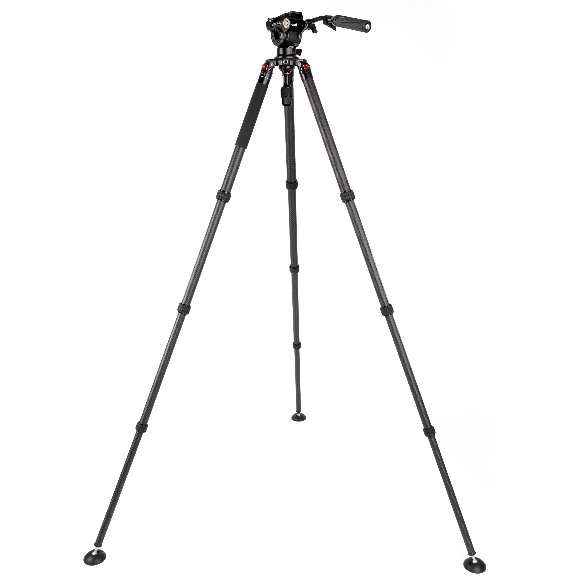 JUSINO Karbon Profi Videostativ & Kugelkopf Perfekt für Vogelaufnahmen 152,5cm 18Kg belastbar JUSINO Karbon Profi Videostativ & Kugelkopf Perfekt für Vogelaufnahmen 152,5cm 18Kg belastbar