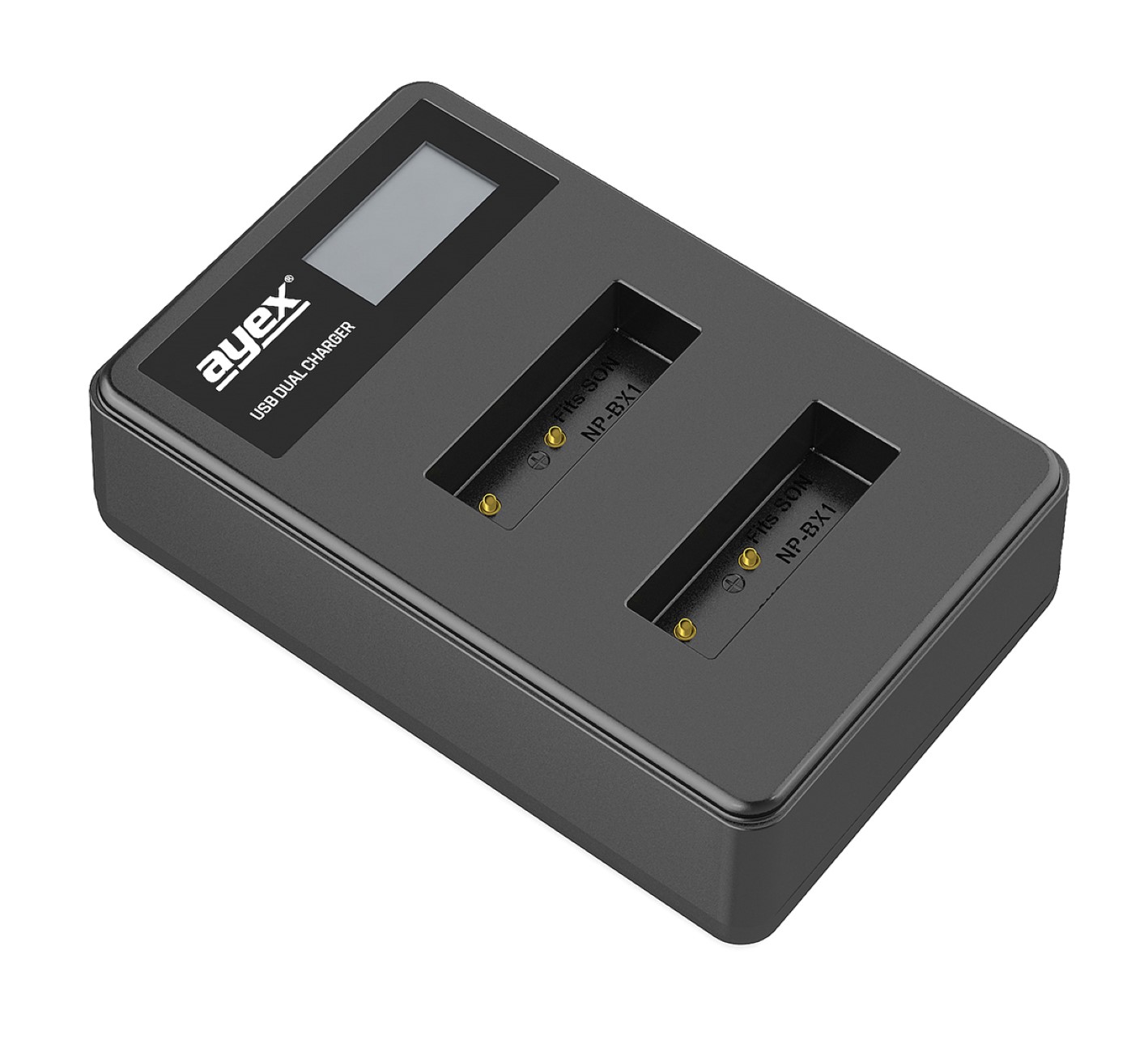 ayex USB Dual Ladegerät für Sony NP-BX1 Akkus