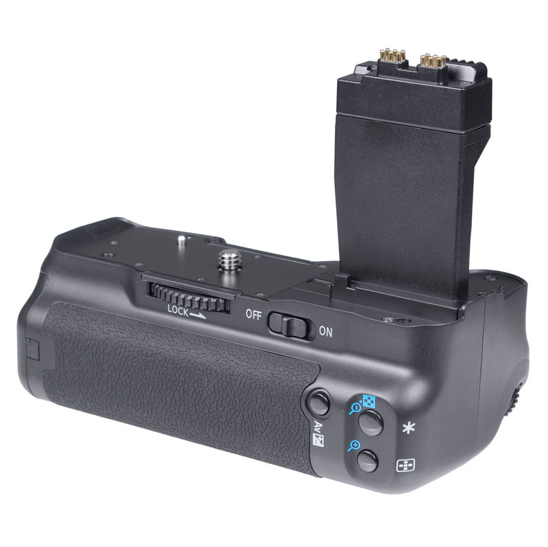 Meike Batteriegriff Set für Canon EOS 550D 600D 650D 700D wie BG-E8 + 2x LP-E8 Akku
