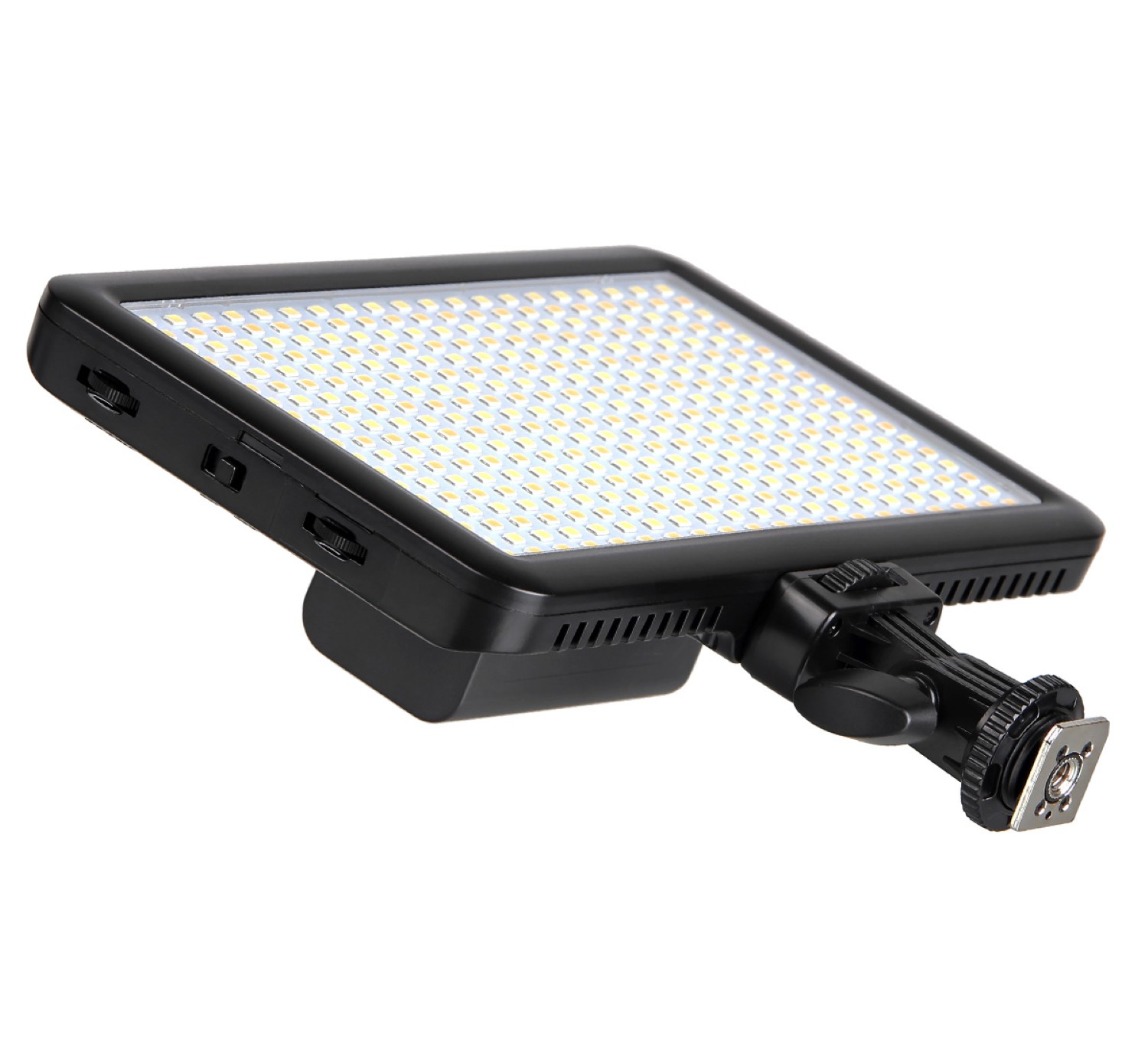 ayex Videoleuchte mit 360 LEDs und 2 Dimmern (3200/5500K), inklusive Li-Ion Akku