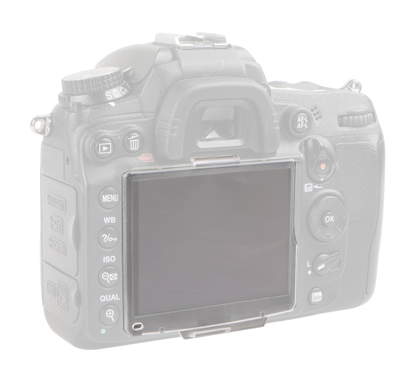 ayex LCD Displayschutz Cover für Nikon D300/D300S (ersetzt BM-8)