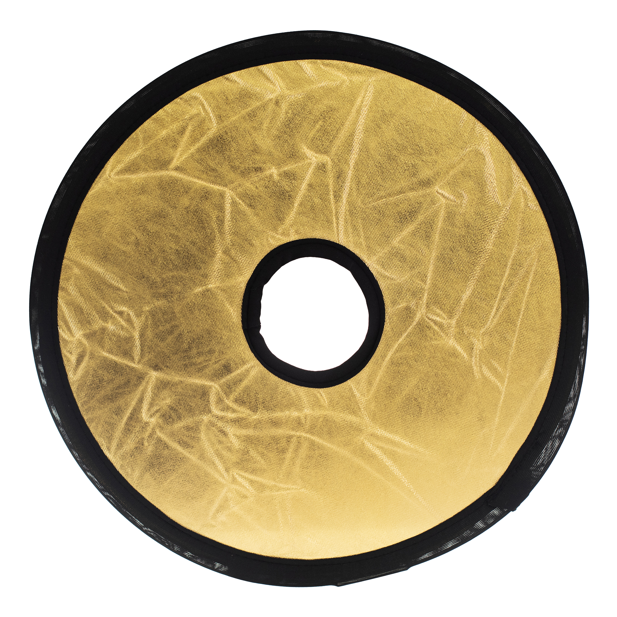 2in1 Faltreflektor Mount Lichtreflektor rund mit Objektivöffnung Gold/Silber 30cm