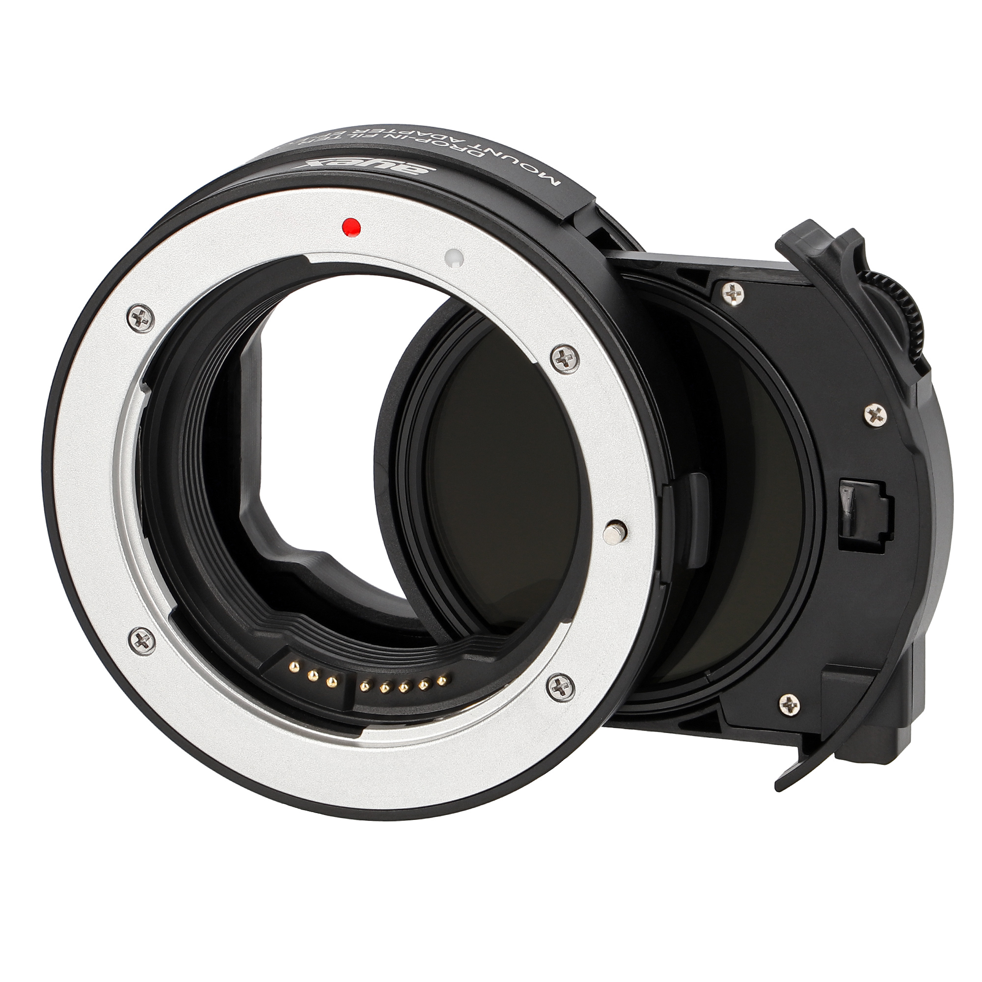 Objektivadapter AF mit Drop-In ND Filter für Canon EF- und EF-S-Objektive Autofokus EFTR-II