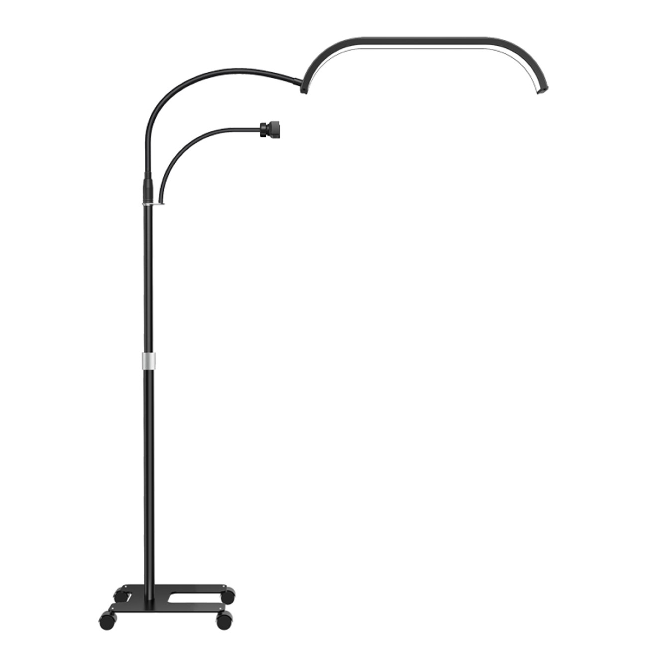 Dimmbare Halbmond Lampe Beauty Light einstellbare Farbtemperatur Telefonhalter Fernbedienung