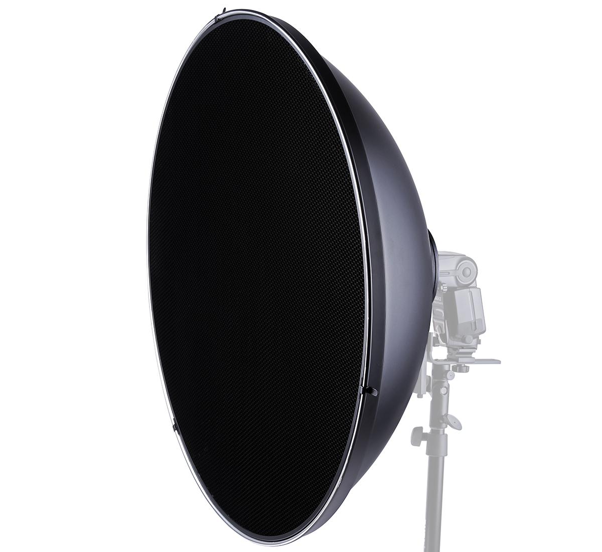 ayex Beauty Dish Lichtformer für Bowens 70cm mit Wabenvorsatz und Diffusor