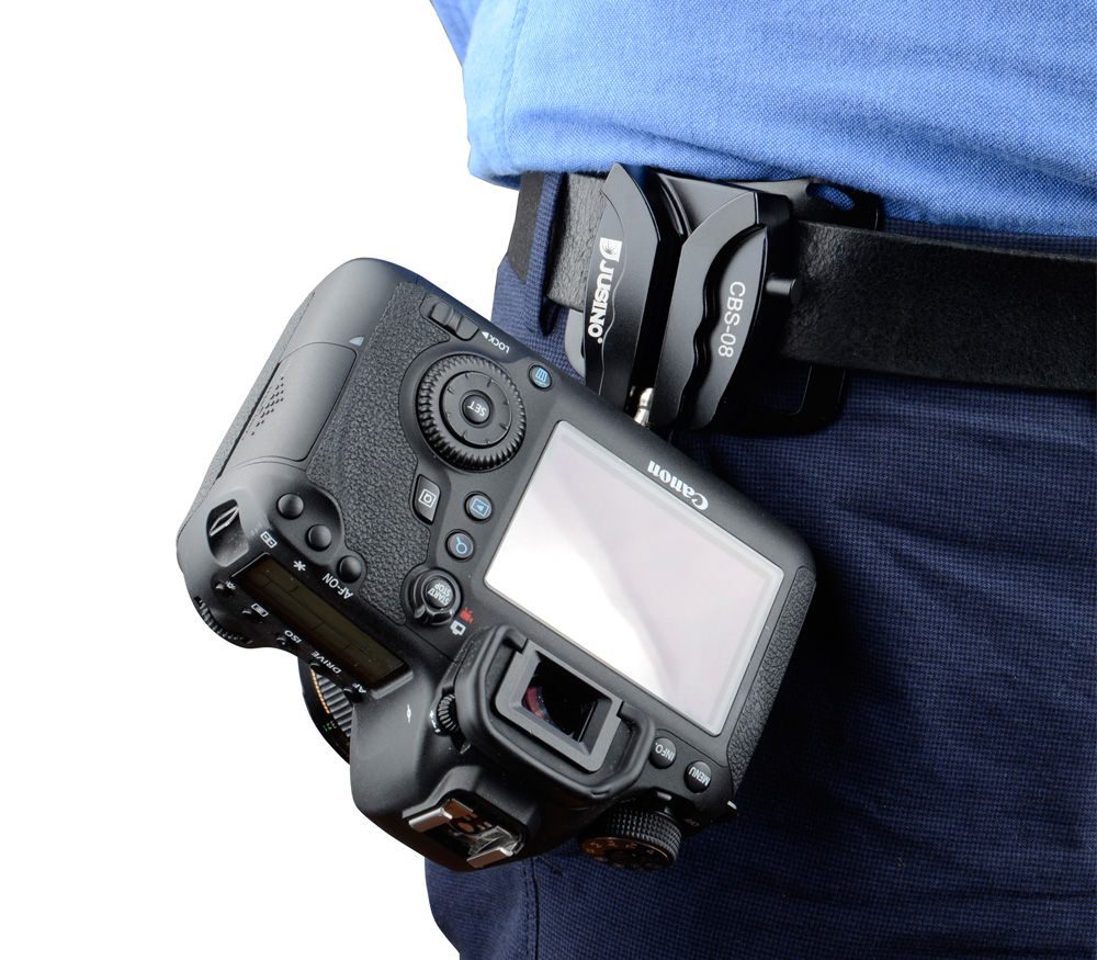 JUSINO CBS-08 stabiler Kamerahalter Holster für Gürtel 