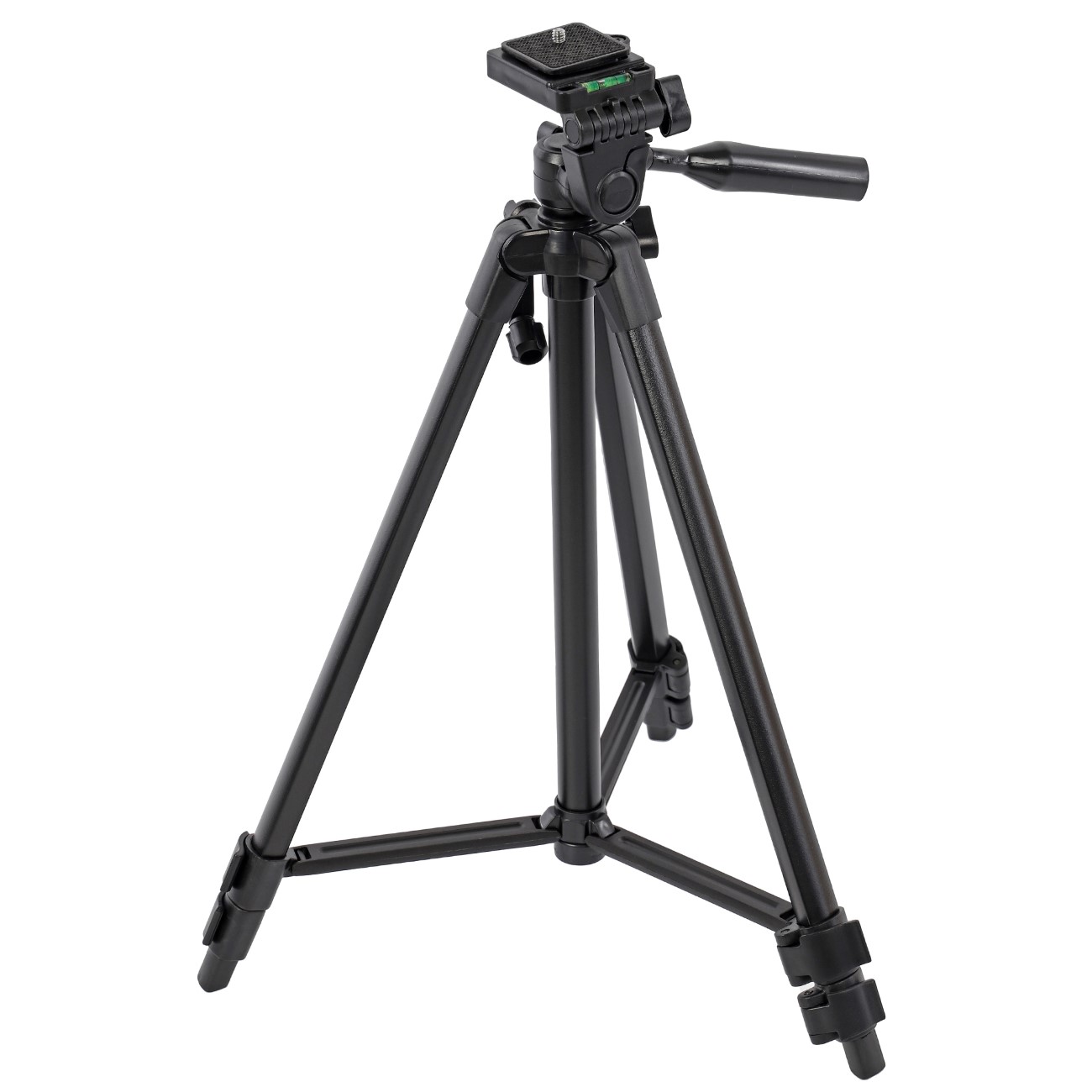 ayex Kamerastativ mit 3-Wege-Kopf höhenverstellbar bis 163 cm leicht & stabil bis 5 kg