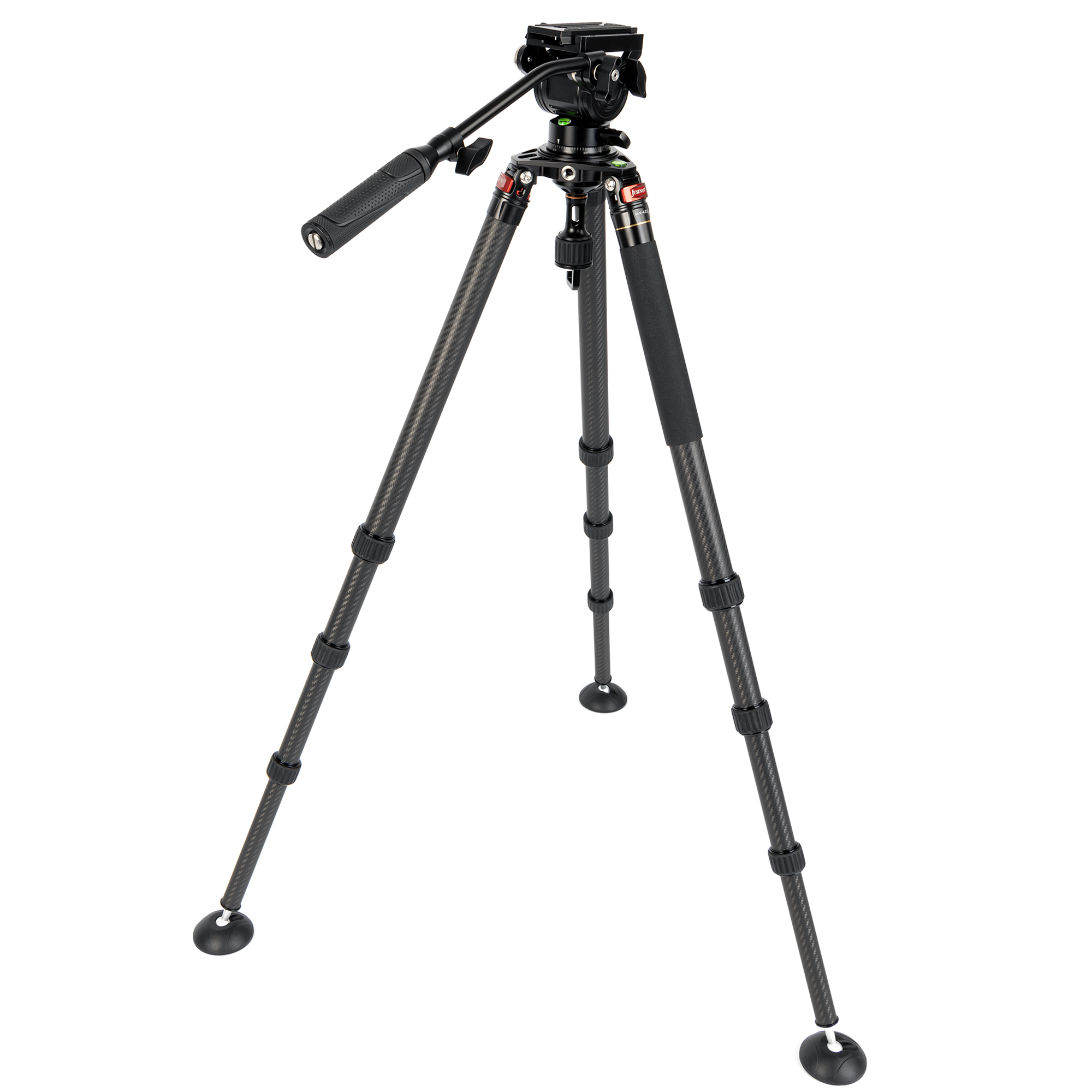 JUSINO Karbon Profi Videostativ & Kugelkopf Perfekt für Vogelaufnahmen 152,5cm 18Kg belastbar JUSINO Karbon Profi Videostativ & Kugelkopf Perfekt für Vogelaufnahmen 152,5cm 18Kg belastbar