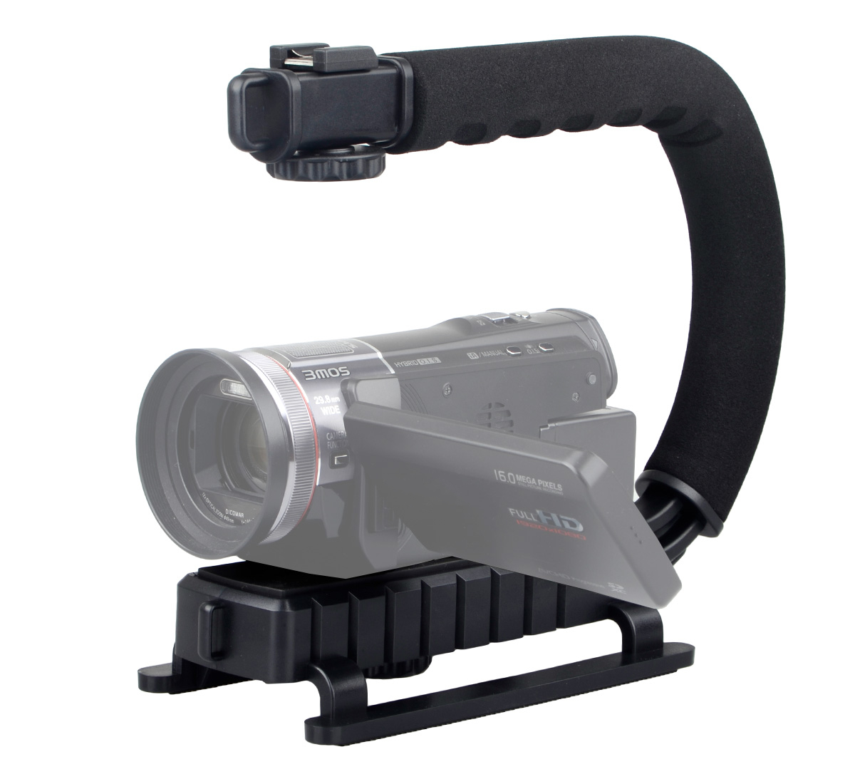 ayex Action Grip Video Stabilizer für DSLR und Camcorder, Schwebestativ für ruhige Videoaufnahmen