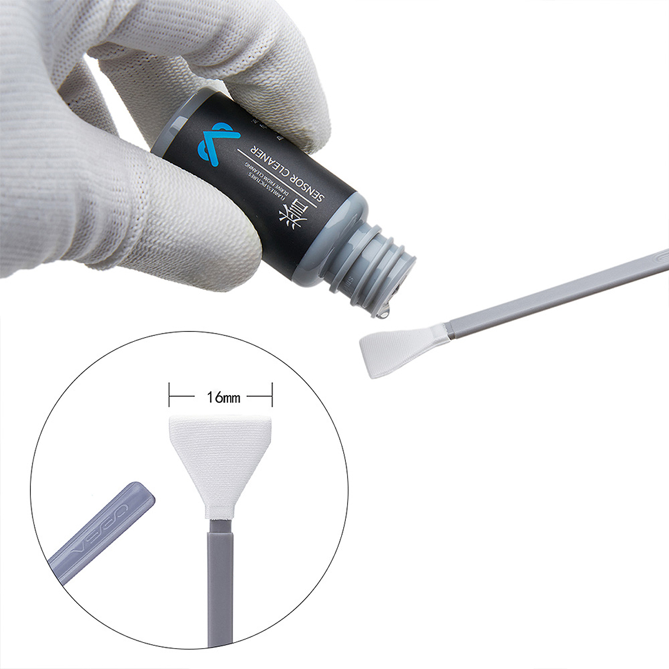 VS-S02-E APS-C Digital Camera Sensor Cleaning Kit Clean Swab × 10 für Kamerareinigung VS-S02-E APS-C Digital Camera Sensor Cleaning Kit Clean Swab × 10 für Kamerareinigung