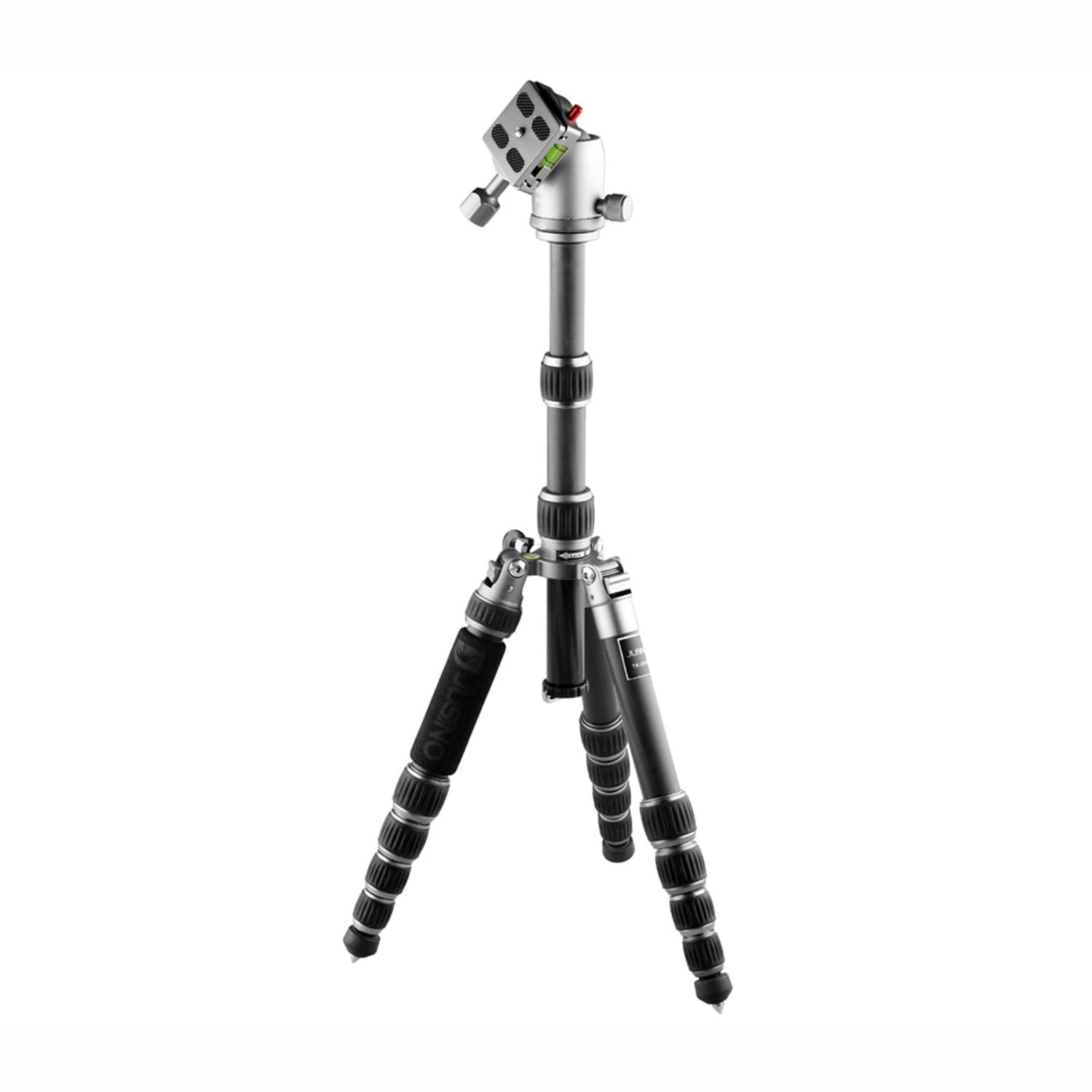 JUSINO TK-255S Kleines Traveller Tripod/Monopod Reisestativ mit Stativkopf BT-02