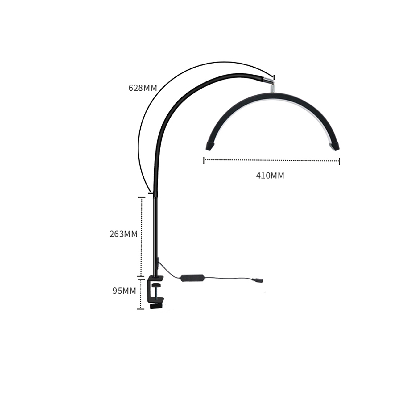 HD-P3_12.jpg LED Bogenleuchte mit Tischklemme – Flexibel, Blendfrei & Ideal für Beauty-Anwendungen HD-P3