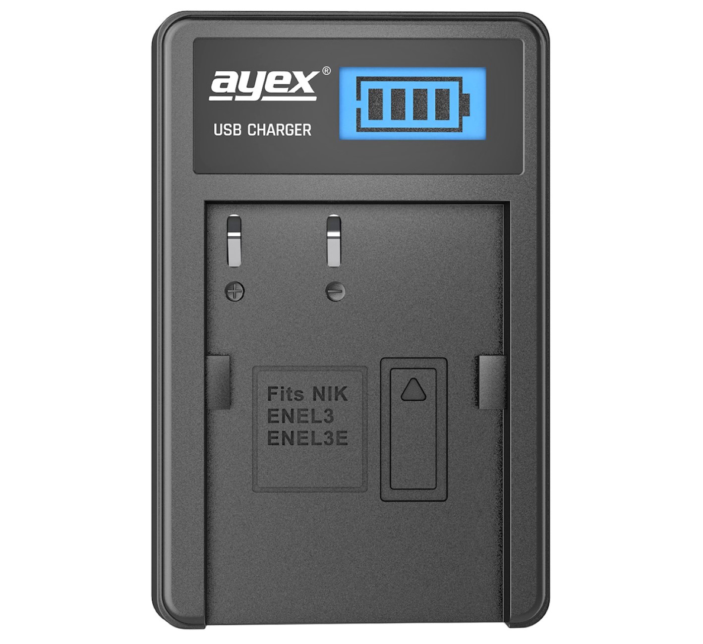 ayex USB Ladegerät für Nikon EN-EL3e Akku