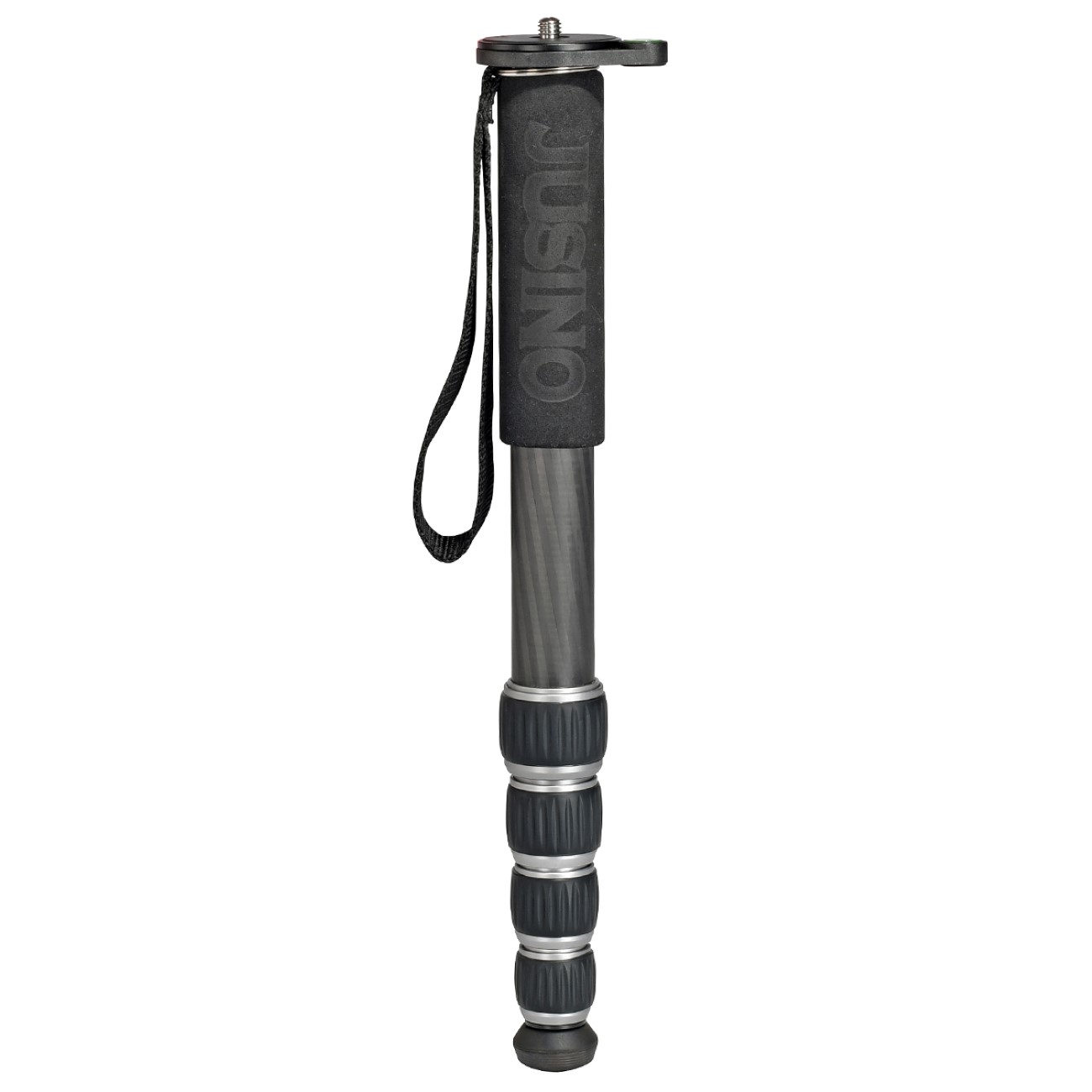 JUSINO Robustes leichtes Karbon-Monopod mit 5 Segmenten bis 140cm Höhe MP-325C
