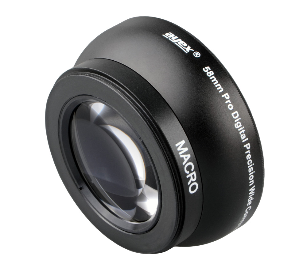 ayex MC Weitwinkel-Konverter 0.45x Vorsatzlinse für 58mm Anschlussgewinde