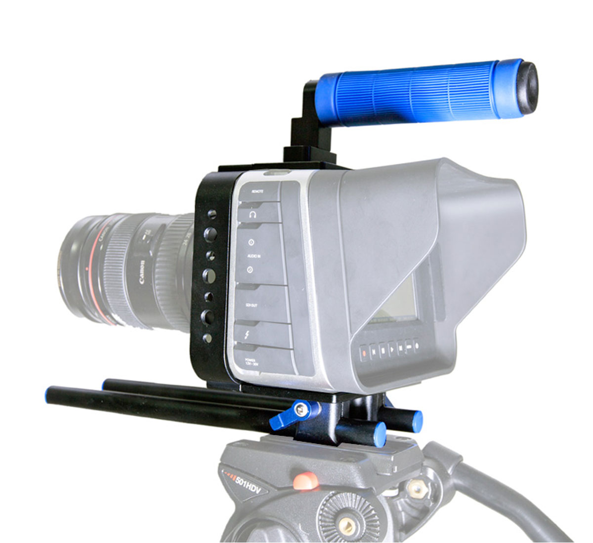 ayex Cage mit Handgriff und Halterungssystem für Blackmagic Cinema Camera