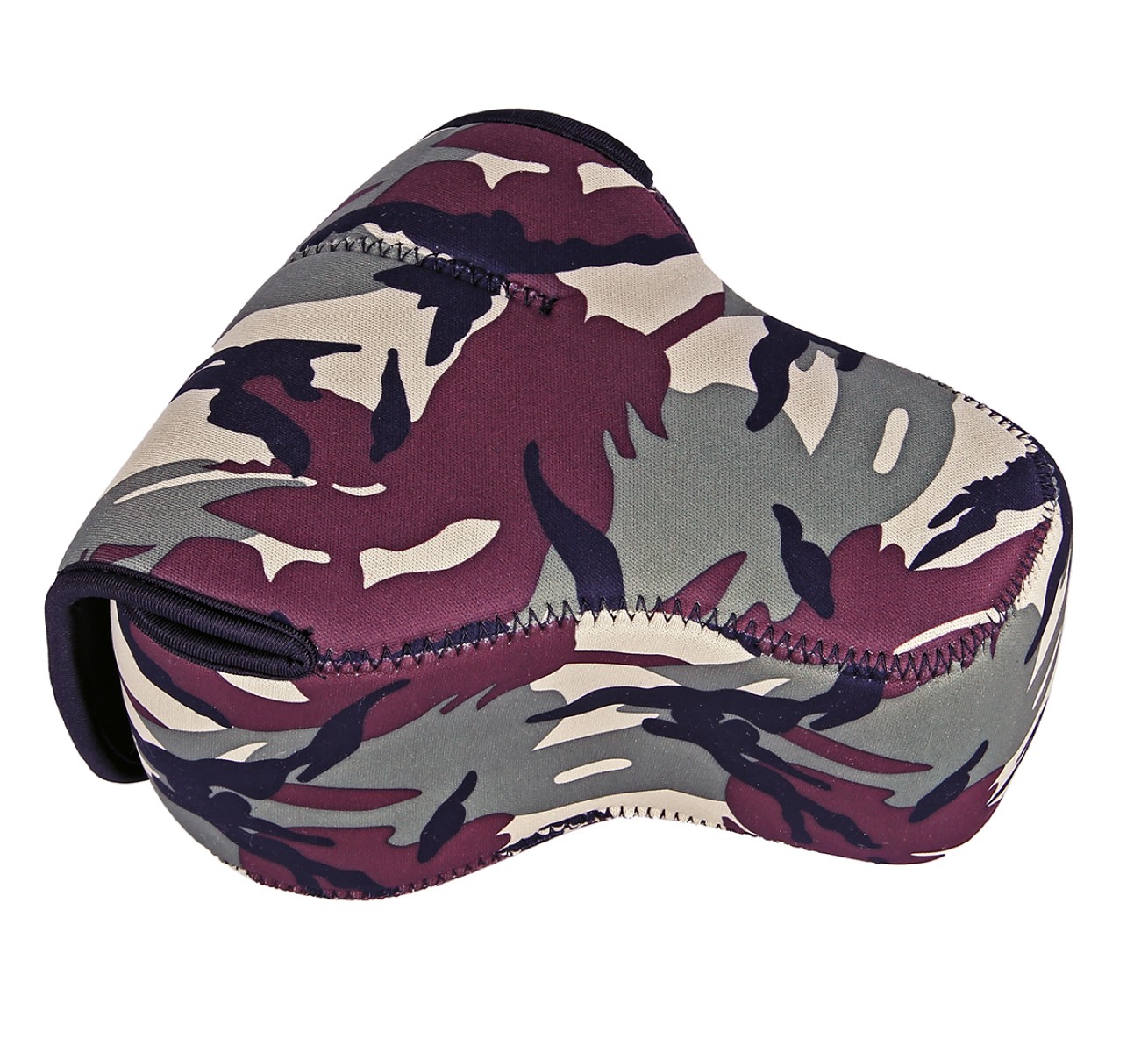 Neopren-Tasche Schutzhülle für Kamera mit Objektiv, Camouflage (Größe S/M/L)