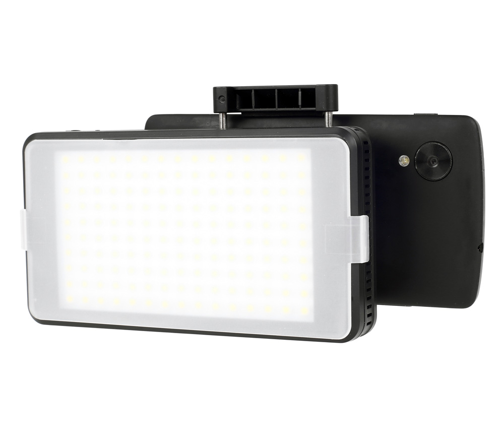 LED Videoleuchte für Smartphone, Digital- und DSLR-Kamera MK-S150
