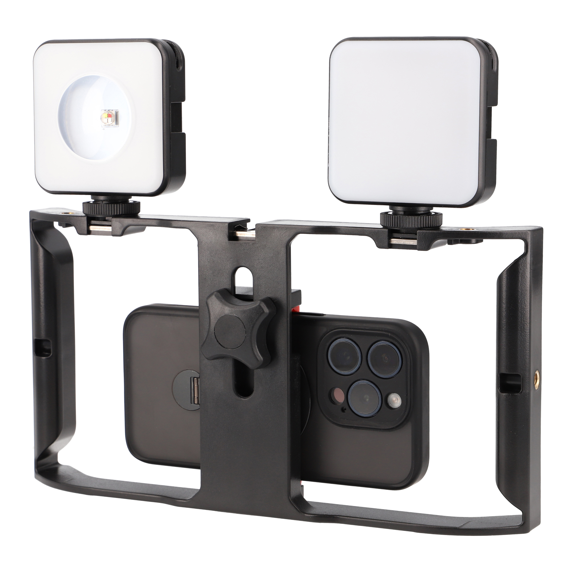 Smartphone Video Rig Stabilizer – Handyhalterung für stabile Videoaufnahmen & Vlogging