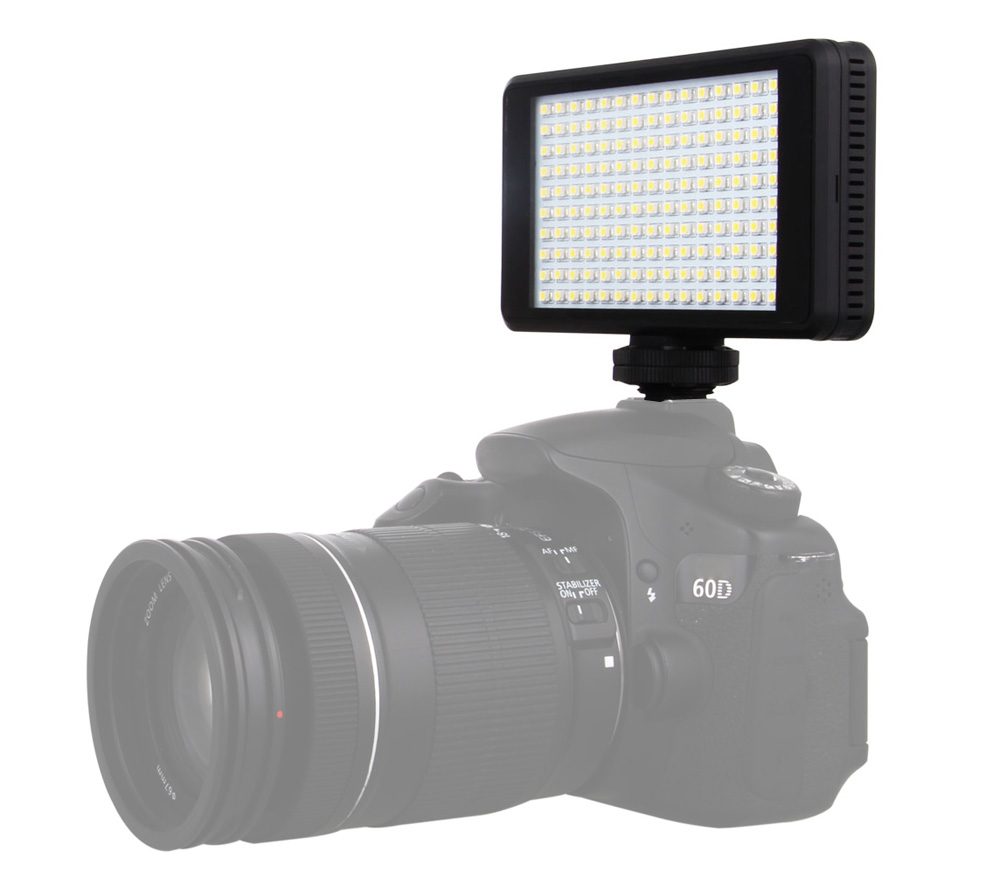 LED Videoleuchte für Smartphone, Digital- und DSLR-Kamera MK-S150