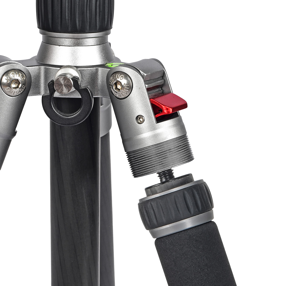 Leichtes Karbon Tripod/Monopod JUSINO TK-254C mit Kugelkopf FGS-30