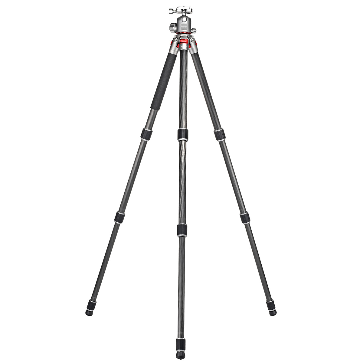 JUSINO AF-284C Leichtes Carbon Fotostativ mit Kugelkopf FGS-36, Stativ bis 15kg belastbar