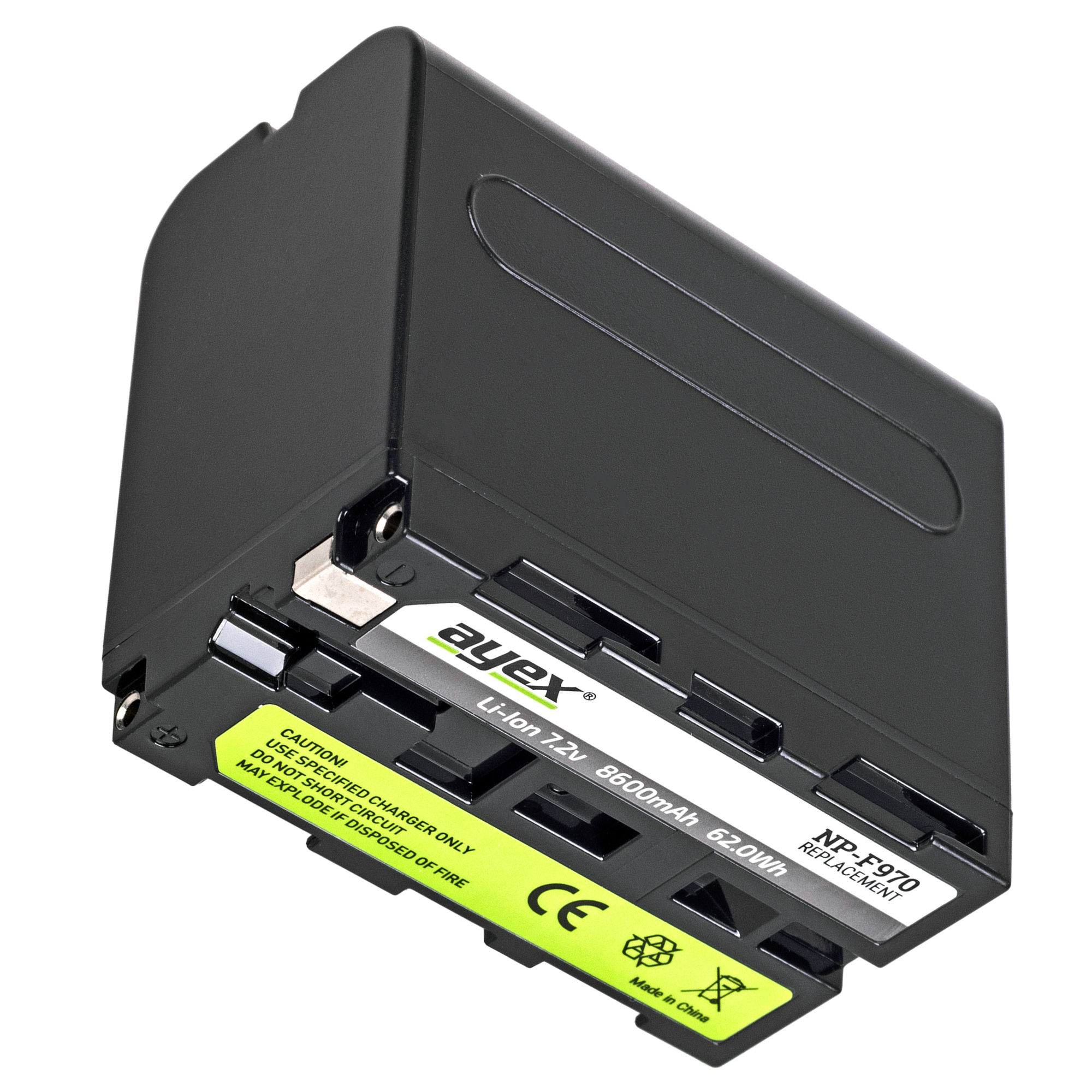 ayex NP-F970 Akku für Sony ersetzt zB NP-F960 NP-F750 NP-F950 NP-F730 NP-F930 Infochip