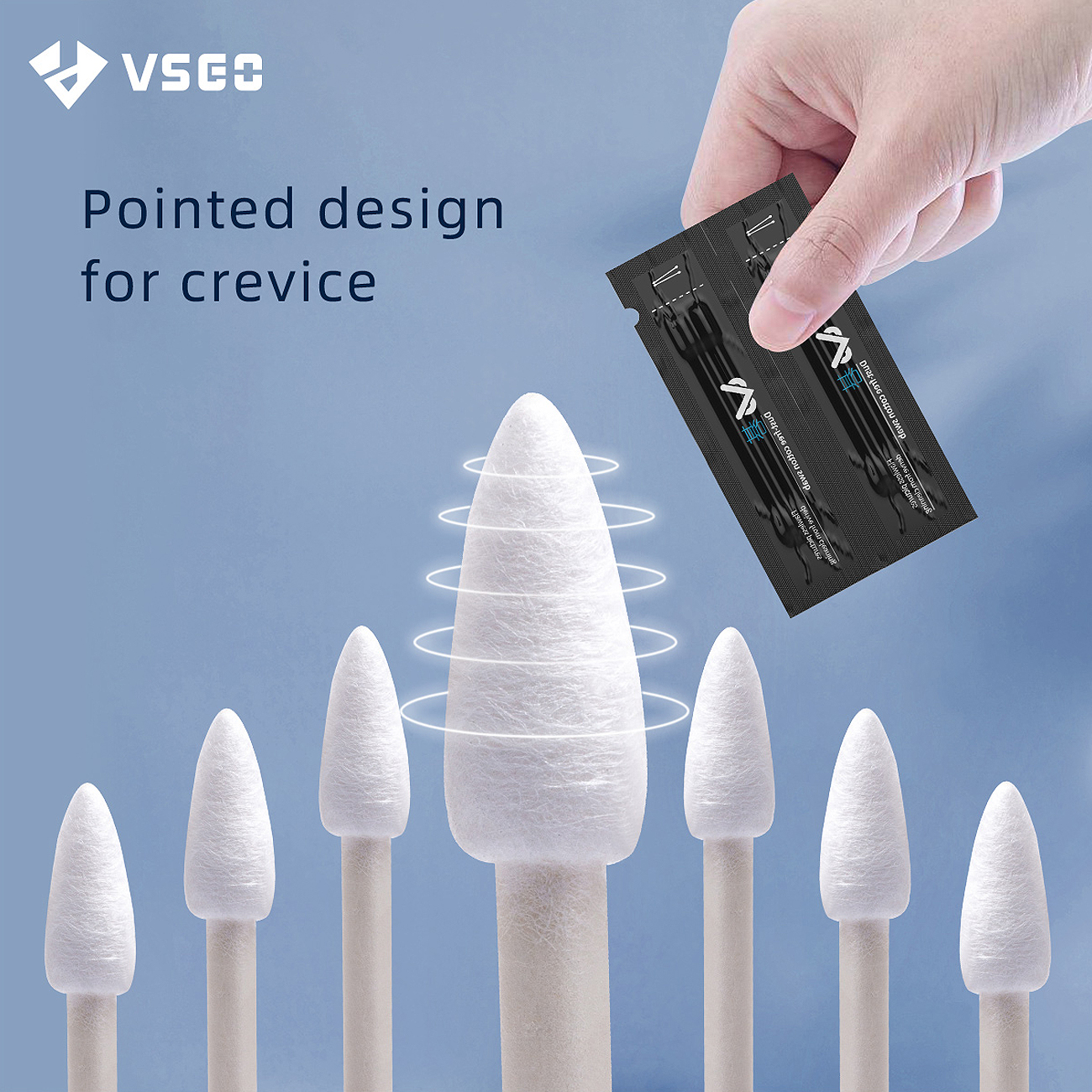 V-R01E Dust Free Cotton Swabs für Kamerareinigung V-R01E Dust Free Cotton Swabs für Kamerareinigung