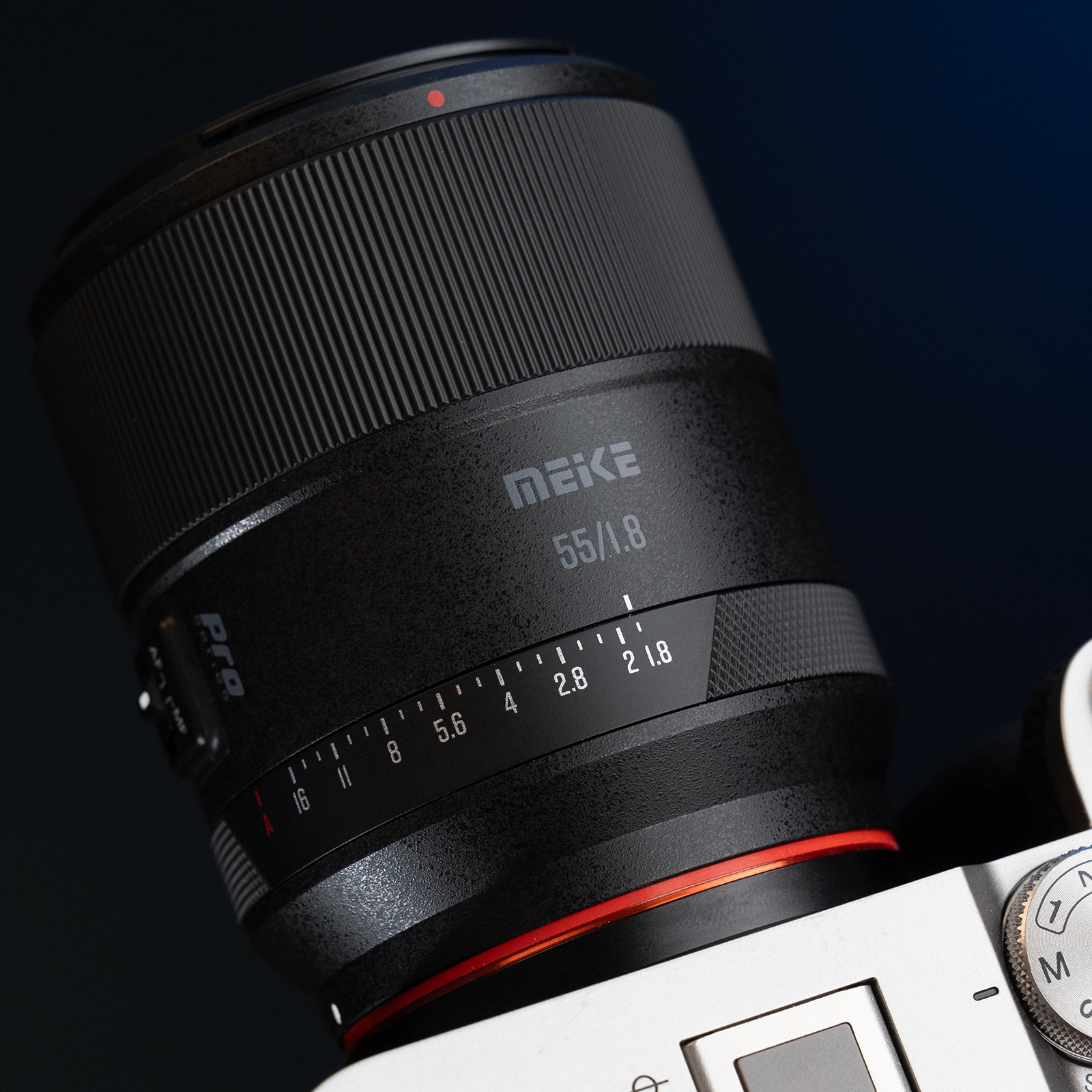 Meike 55 mm F1.8 AF Pro STM Autofokus Vollformat Ojektiv Portrait kompatibel mit Sony E Mount