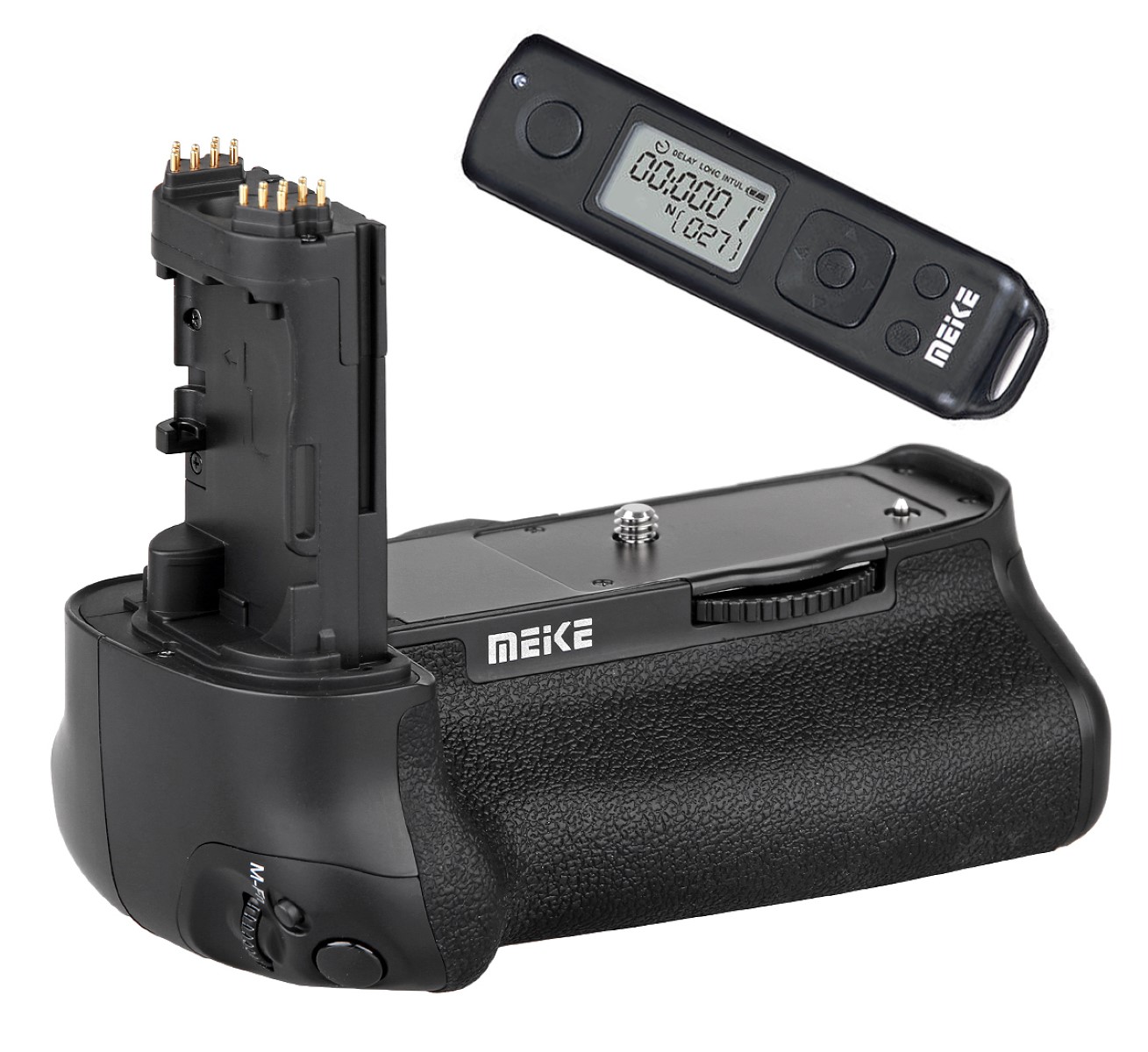 Meike Batteriegriff MK-5D4 Pro mit Timer-Fernbedienung für Canon EOS 5D Mark IV wie BG-E20