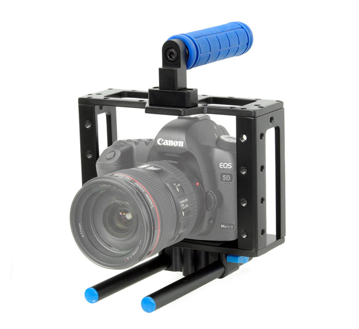 ayex Kamera Cage für DSLR Kameras wie z.B. Canon 5D Mark II, 7D