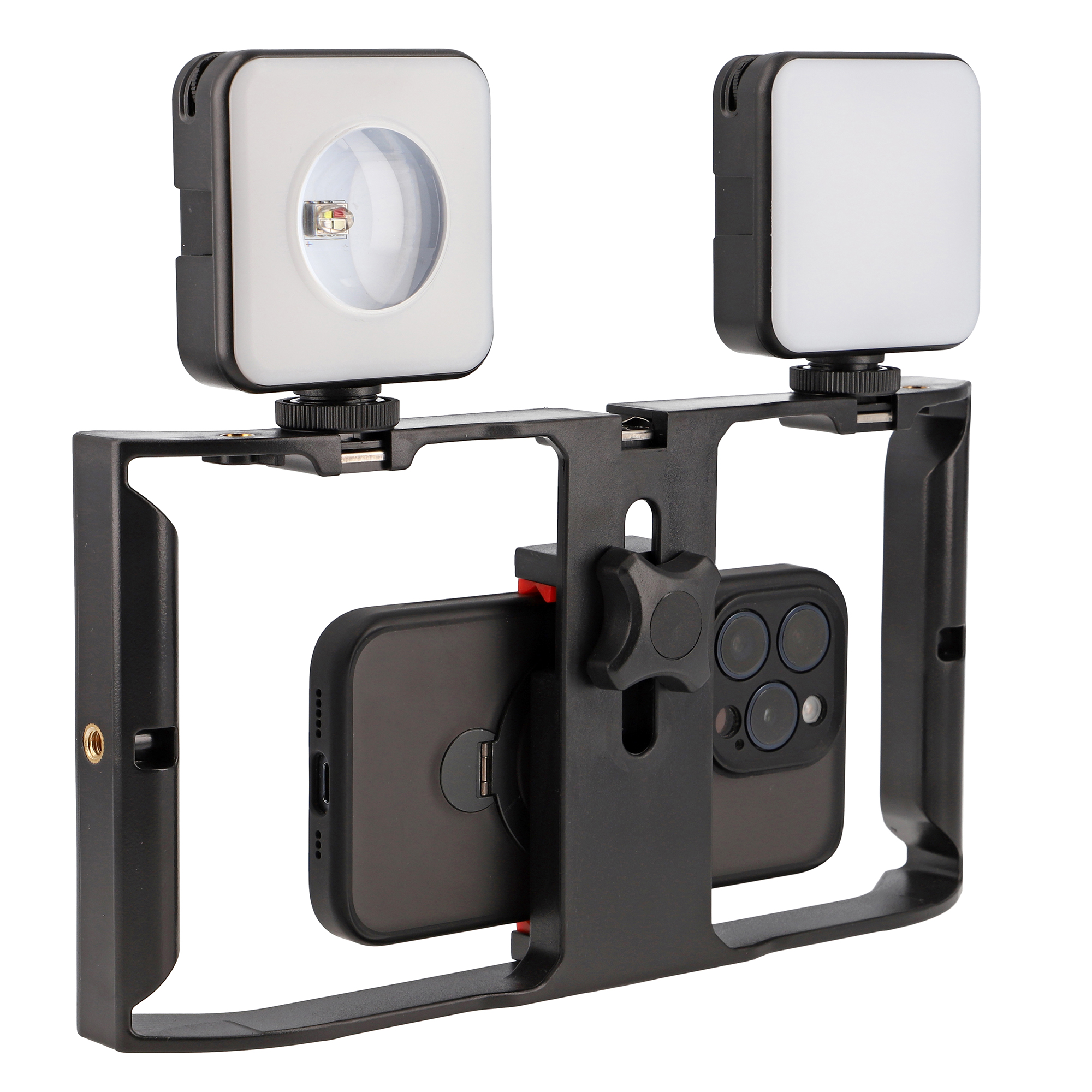Smartphone Video Rig Stabilizer – Handyhalterung für stabile Videoaufnahmen & Vlogging