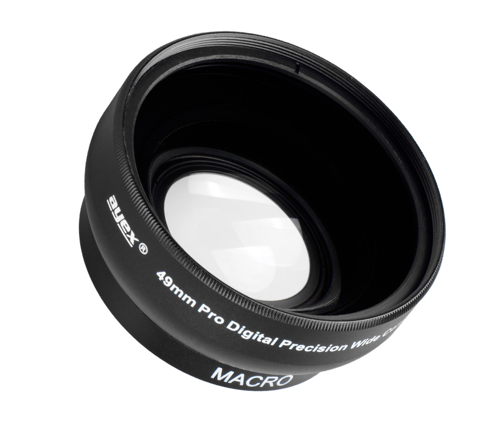 ayex MC Weitwinkel-Konverter 0.45x Vorsatzlinse für 49mm Anschlussgewinde
