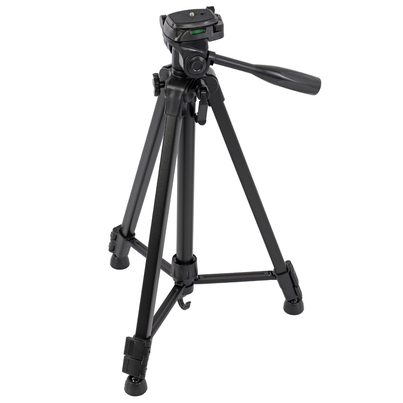ayex Kamerastativ mit 3-Wege-Kopf höhenverstellbar bis 163 cm leicht & stabil bis 5 kg