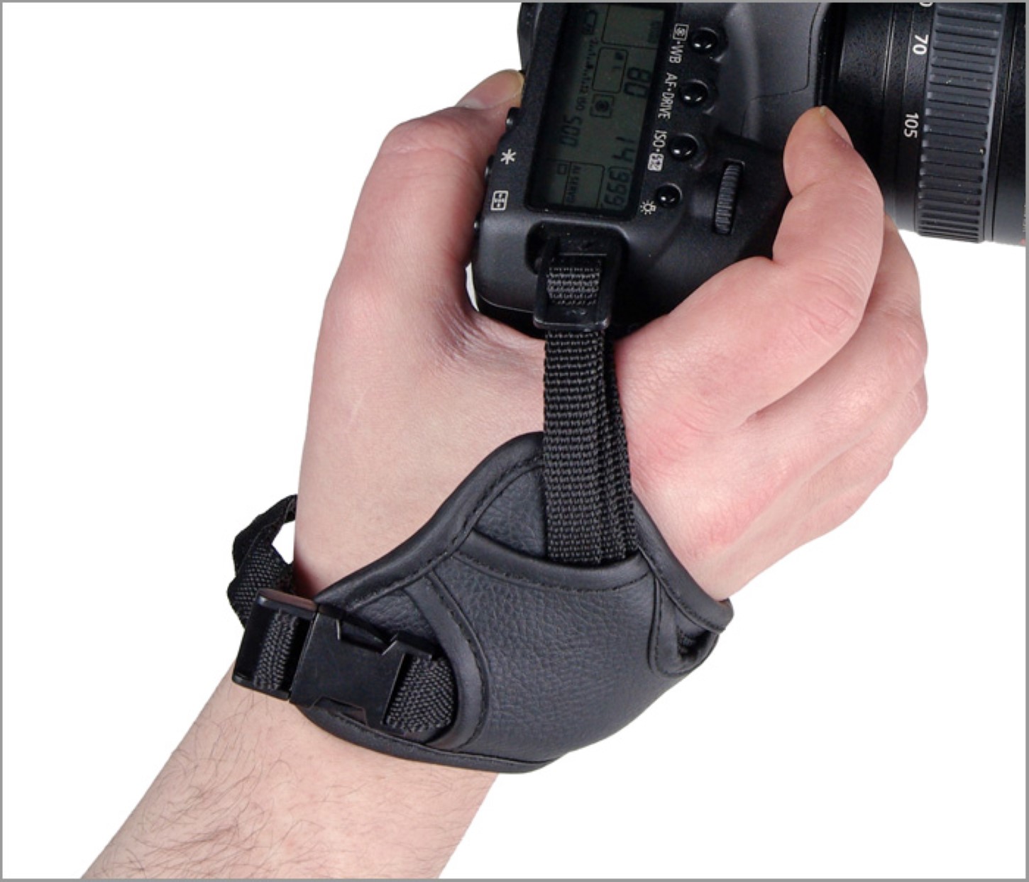 Handschlaufe für DSLR Kameras 3-Punkt Halterung