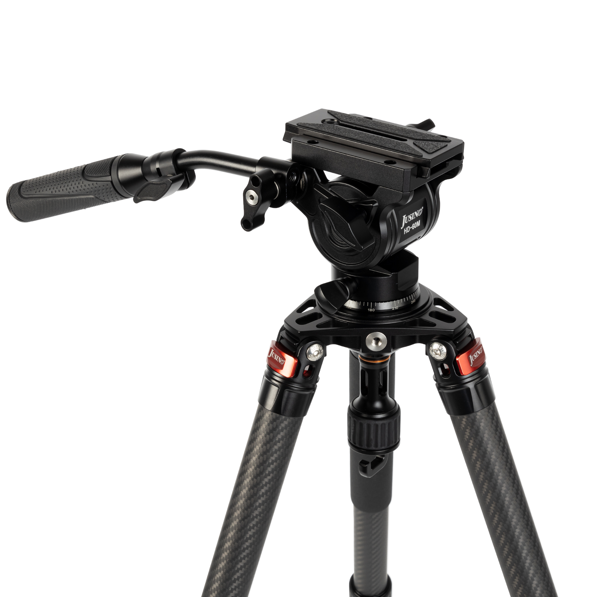 JUSINO Karbon Profi Videostativ & Kugelkopf Perfekt für Vogelaufnahmen 152,5cm 18Kg belastbar JUSINO Karbon Profi Videostativ & Kugelkopf Perfekt für Vogelaufnahmen 152,5cm 18Kg belastbar