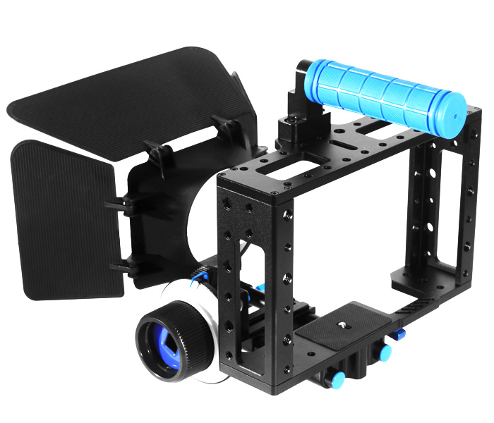 ayex Kamera Cage Set 2 C2 + Follow Focus F1 + Matte Box